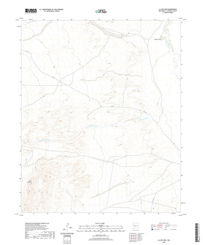 United States Geological Survey La Joya NW, NM (2020, 24000-Scale) digital map