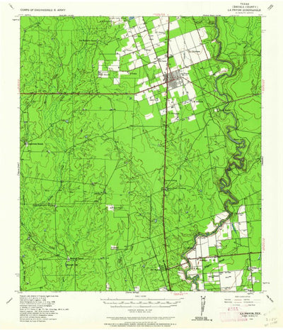United States Geological Survey La Pryor, TX (1939, 62500-Scale) digital map