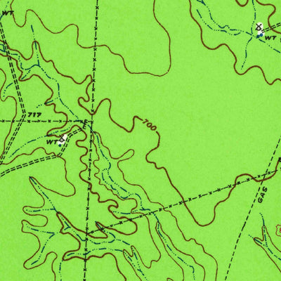 United States Geological Survey La Pryor, TX (1939, 62500-Scale) digital map