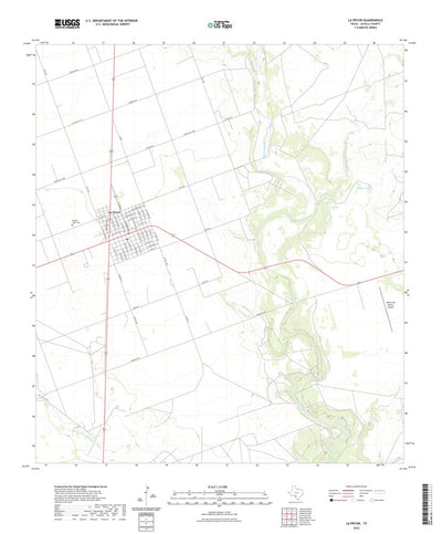 United States Geological Survey La Pryor, TX (2022, 24000-Scale) digital map
