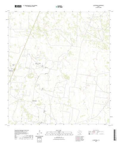 United States Geological Survey La Reforma, TX (2022, 24000-Scale) digital map