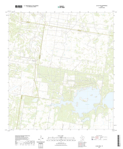 United States Geological Survey La Sal Vieja, TX (2022, 24000-Scale) digital map