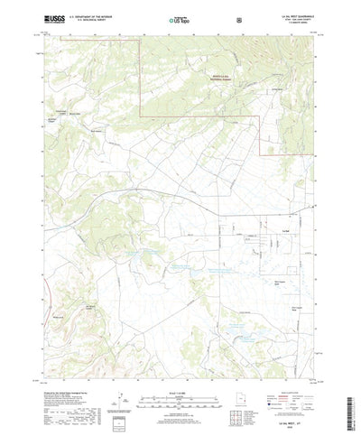 United States Geological Survey La Sal West, UT (2020, 24000-Scale) digital map