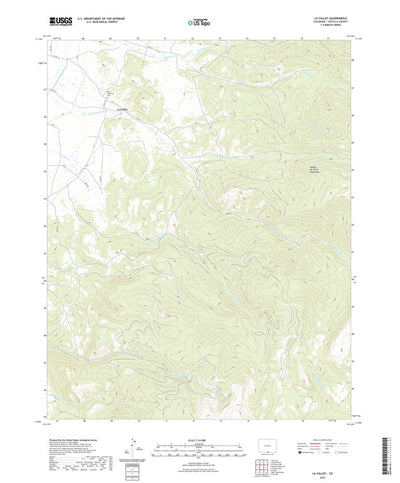 United States Geological Survey La Valley, CO (2022, 24000-Scale) digital map