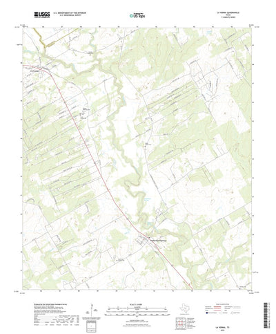 United States Geological Survey La Vernia, TX (2022, 24000-Scale) digital map
