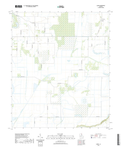United States Geological Survey Laark, LA (2020, 24000-Scale) digital map