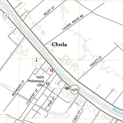 United States Geological Survey Labadieville, LA (2020, 24000-Scale) digital map