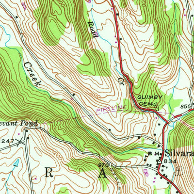 United States Geological Survey Laceyville, PA (1945, 24000-Scale) digital map