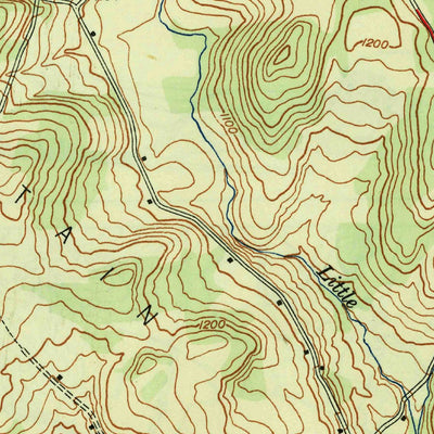 United States Geological Survey Laceyville, PA (1947, 24000-Scale) digital map