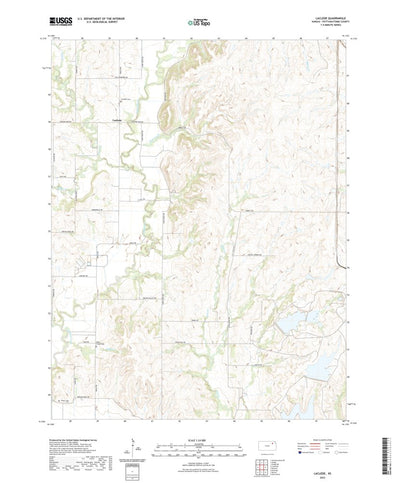 United States Geological Survey Laclede, KS (2022, 24000-Scale) digital map