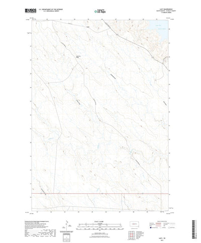 United States Geological Survey Lacy, SD (2021, 24000-Scale) digital map
