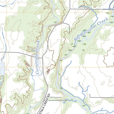 United States Geological Survey Ladoga, IN (2022, 24000-Scale) digital map