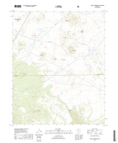 United States Geological Survey Laguna Canoneros, NM (2020, 24000-Scale) digital map