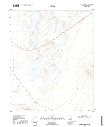 United States Geological Survey Laguna Del Perro South, NM (2020, 24000-Scale) digital map