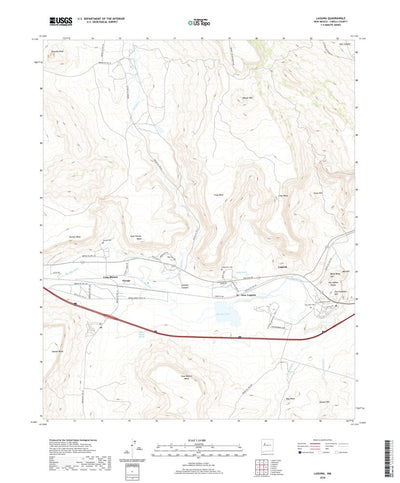 United States Geological Survey Laguna, NM (2020, 24000-Scale) digital map