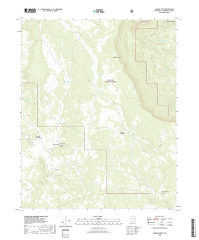 United States Geological Survey Laguna Ortiz, NM (2020, 24000-Scale) digital map