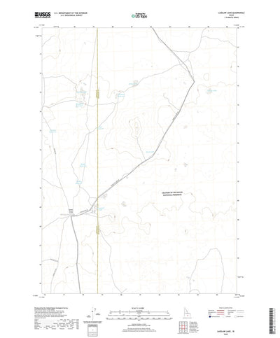 United States Geological Survey Laidlaw Lake, ID (2020, 24000-Scale) digital map