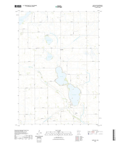 United States Geological Survey Lake Allie, MN (2022, 24000-Scale) digital map