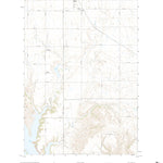 United States Geological Survey Lake Andes NW, SD (2021, 24000-Scale) digital map
