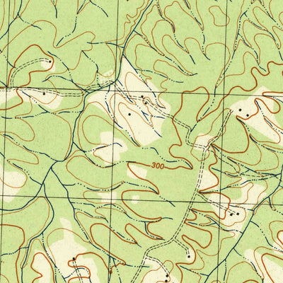 United States Geological Survey Lake Anna East, VA (1942, 31680-Scale) digital map