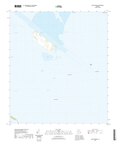 United States Geological Survey Lake Athanasio, LA (2020, 24000-Scale) digital map