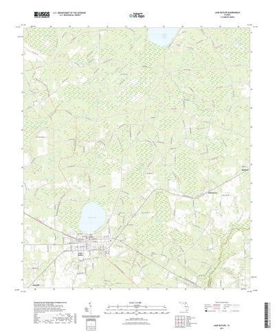 United States Geological Survey Lake Butler, FL (2021, 24000-Scale) digital map