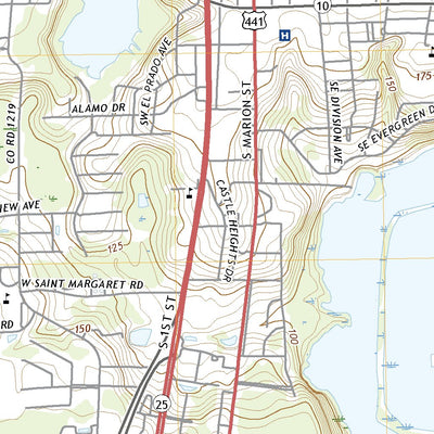 United States Geological Survey Lake City West, FL (2021, 24000-Scale) digital map