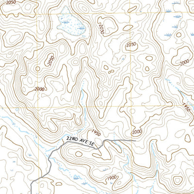 United States Geological Survey Lake Coe, ND (2020, 24000-Scale) digital map
