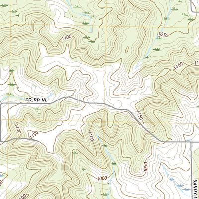 United States Geological Survey Lake Eau Claire West, WI (2022, 24000-Scale) digital map