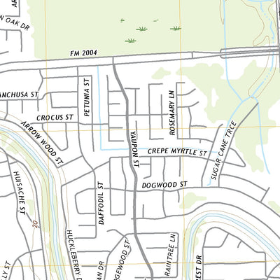 United States Geological Survey Lake Jackson, TX (2022, 24000-Scale) digital map