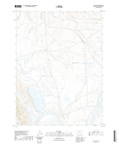 United States Geological Survey Lake John, CO (2022, 24000-Scale) digital map