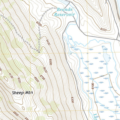 United States Geological Survey Lake John, CO (2022, 24000-Scale) digital map