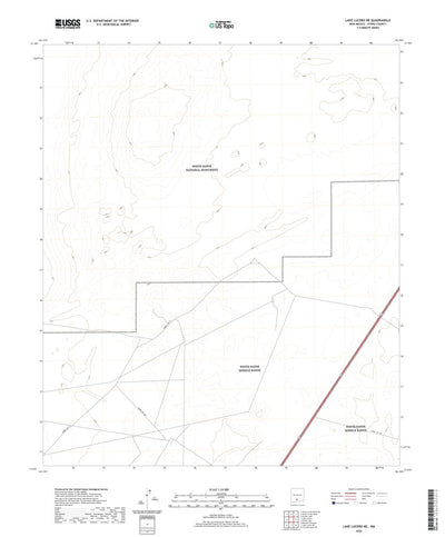 United States Geological Survey Lake Lucero NE, NM (2020, 24000-Scale) digital map