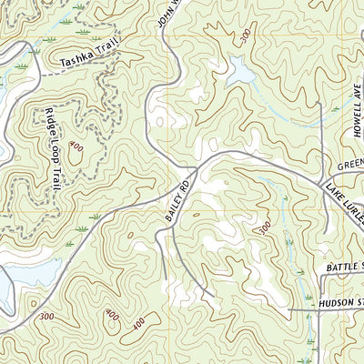 United States Geological Survey Lake Lurleen, AL (2020, 24000-Scale) digital map