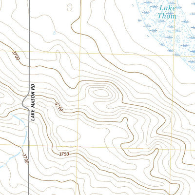 United States Geological Survey Lake Mason, MT (2020, 24000-Scale) digital map