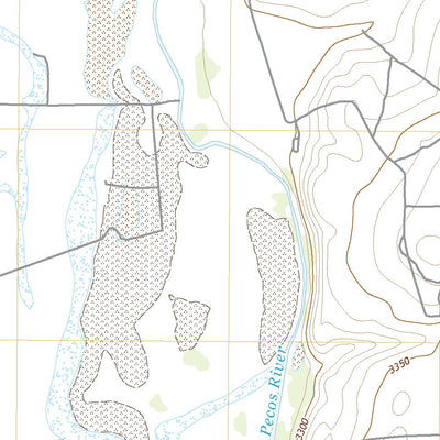 United States Geological Survey Lake McMillan North, NM (2020, 24000-Scale) digital map