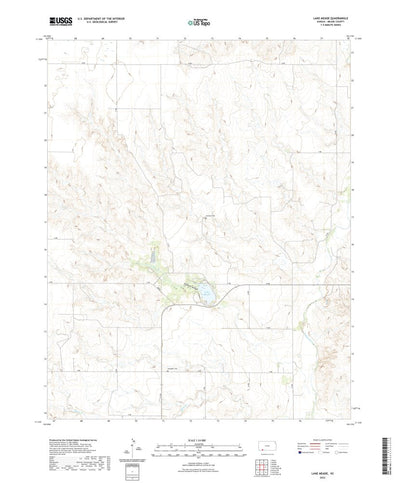 United States Geological Survey Lake Meade, KS (2022, 24000-Scale) digital map