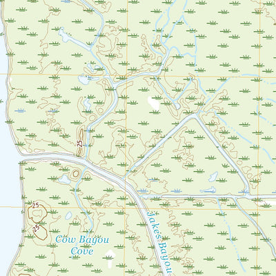 United States Geological Survey Lake Mongoulois, LA (2020, 24000-Scale) digital map