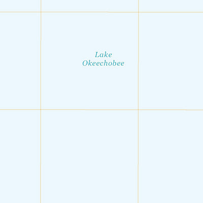 United States Geological Survey Lake Okeechobee 1 (All Water), FL (2021, 24000-Scale) digital map