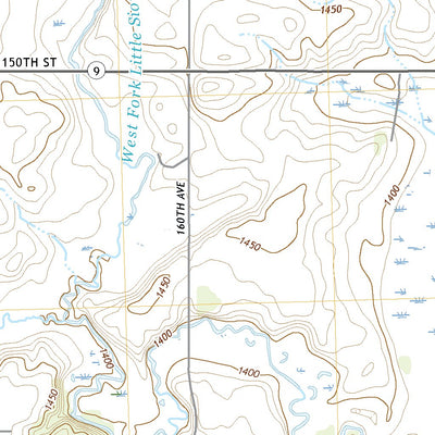 United States Geological Survey Lake Park, IA (2022, 24000-Scale) digital map