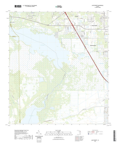 United States Geological Survey Lake Poinsett, FL (2021, 24000-Scale) digital map