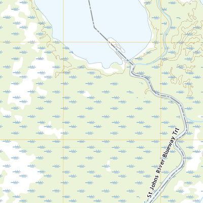 United States Geological Survey Lake Poinsett, FL (2021, 24000-Scale) digital map