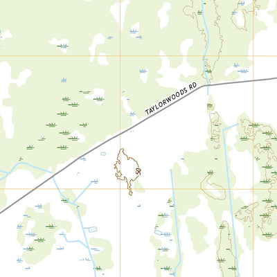 United States Geological Survey Lake Poinsett SW, FL (2021, 24000-Scale) digital map