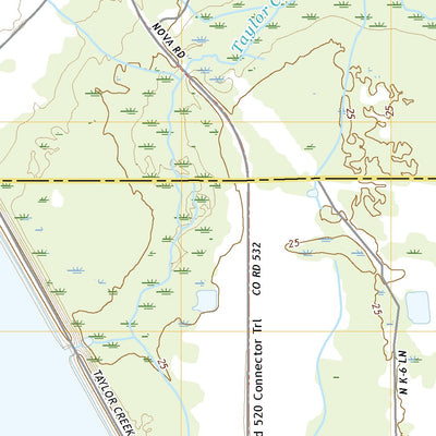 United States Geological Survey Lake Poinsett SW, FL (2021, 24000-Scale) digital map