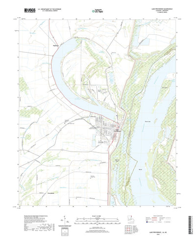 United States Geological Survey Lake Providence, LA (2020, 24000-Scale) digital map