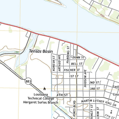 United States Geological Survey Lake Providence, LA (2020, 24000-Scale) digital map