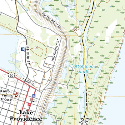 United States Geological Survey Lake Providence, LA (2020, 24000-Scale) digital map