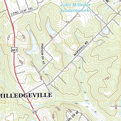 United States Geological Survey Lake Sinclair West, GA (2020, 24000-Scale) digital map