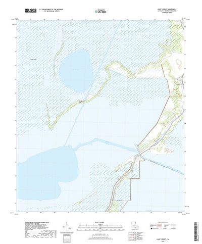 United States Geological Survey Lake Theriot, LA (2020, 24000-Scale) digital map