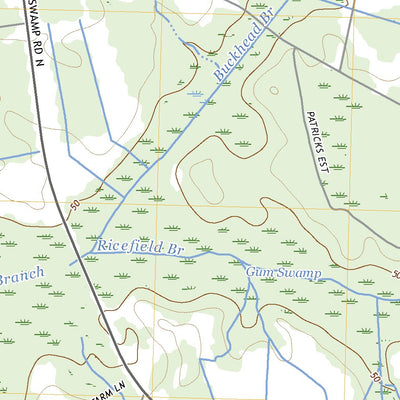 United States Geological Survey Lake Waccamaw East, NC (2022, 24000-Scale) digital map